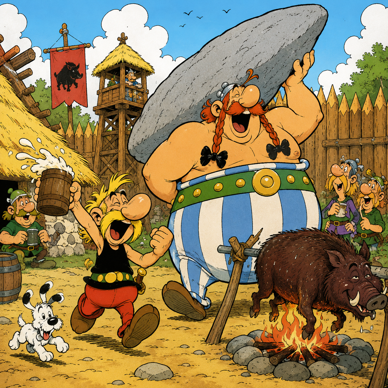 Astérix & Obélix — example panel